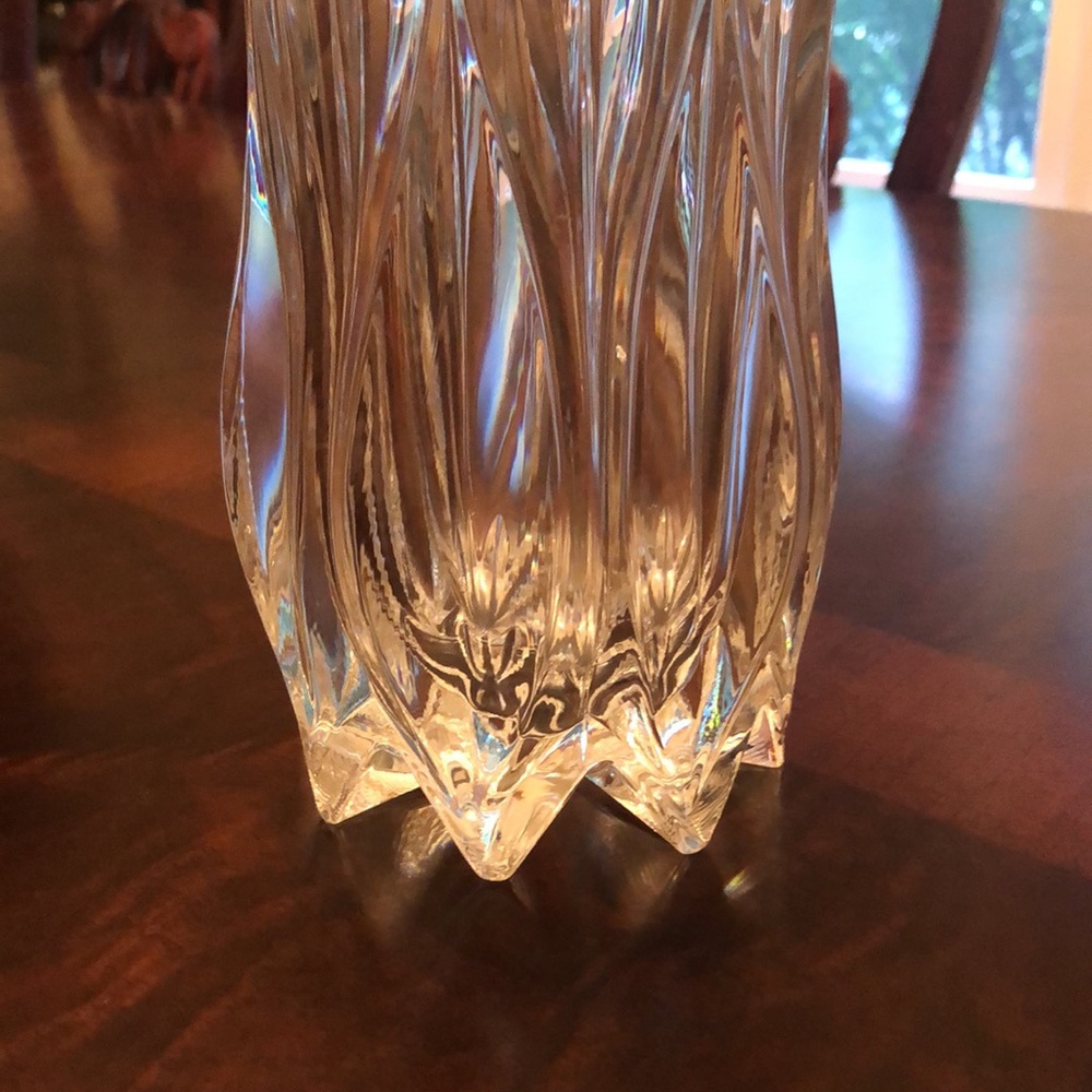 J G Durand l Vintage Crystal Floral Vase France - Picture 2 of 6